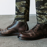 Brass Boot Black Waxed Deer