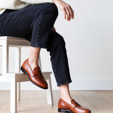 Clara Penny Loafer Chestnut Calf