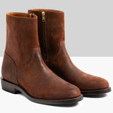 Elias Side-Zip Dark Oak Roughout