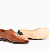 Cap Toe Oxford - Chestnut Calf