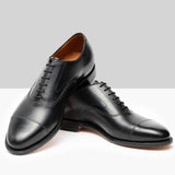 Cap Toe Oxford - Black Calf