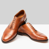 Cap Toe Oxford - Chestnut Calf