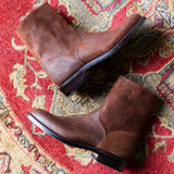Elias Side-Zip Dark Oak Roughout