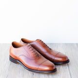 Cap Toe Oxford - Chestnut Calf