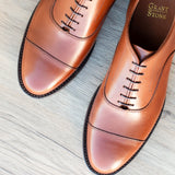 Cap Toe Oxford - Chestnut Calf