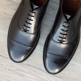 Cap Toe Oxford - Black Calf