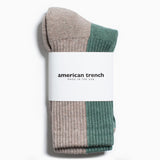 American Trench Dual-Tone Crew – Moss/Elk