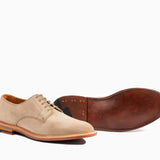 Unlined Derby Sand Suede