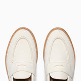 Traveler Penny Lily White Suede