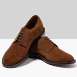 Unlined Derby Bourbon Suede