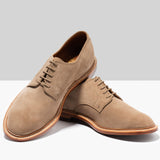 Unlined Derby Sand Suede