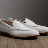 Traveler Penny Lily White Suede