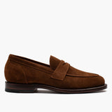 Clara Penny Loafer Bourbon Suede