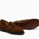 Clara Penny Loafer Bourbon Suede
