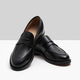 Clara Penny Loafer Black Calf