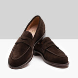 Clara Penny Loafer Espresso Suede