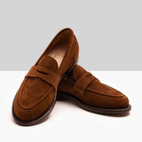 Clara Penny Loafer Bourbon Suede