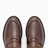 Clara Penny Loafer Tobacco Calf