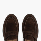 Clara Penny Loafer Espresso Suede