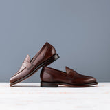 Clara Penny Loafer Tobacco Calf