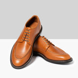 Moc Toe Derby Saddle Tan