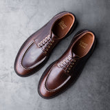 Moc Toe Derby Crimson Chromexcel