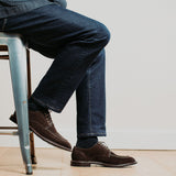Moc Toe Derby Espresso Suede