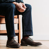 Moc Toe Derby Tobacco Waxed Commander