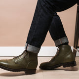 Garrison Boot Olive Minerva Box