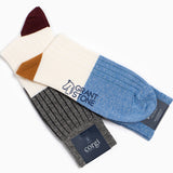 Corgi x Grant Stone Lightweight Cotton Sock – Blue