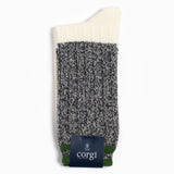 Corgi x Grant Stone Heavyweight Wool/Cotton Sock – Green