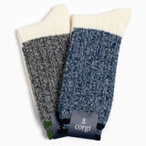 Corgi x Grant Stone Heavyweight Wool/Cotton Sock – Green