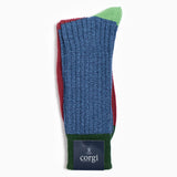 Corgi x Grant Stone Heavyweight Cotton Sock – Green