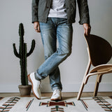 Lily White Suede Buck