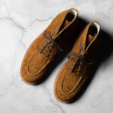 Brass Boot Bronze Rough Suede