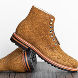 Brass Boot Bronze Rough Suede