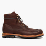 Brass Boot Dark Burgundy Kudu