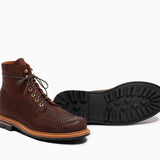 Brass Boot Dark Burgundy Kudu