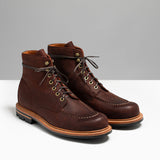 Brass Boot Dark Burgundy Kudu