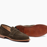 Coming Soon | Clara Penny Loafer Loden Suede