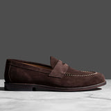 Unlined Traveler Penny Espresso Suede