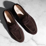 Unlined Traveler Penny Espresso Suede