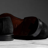 Unlined Traveler Penny Black Suede