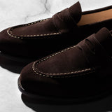 Unlined Traveler Penny Espresso Suede