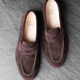 Unlined Traveler Penny Espresso Suede