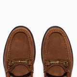 Horsebit Loafer Bourbon Suede