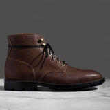 Diesel Boot Chocolate Washed Horsehide