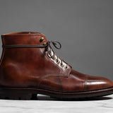 Cap Toe Boot Marbled Color #8 Shell Cordovan
