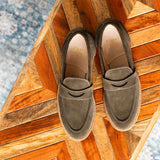 Coming Soon | Clara Penny Loafer Loden Suede