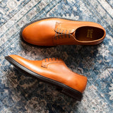 Plain Toe Chestnut Calf